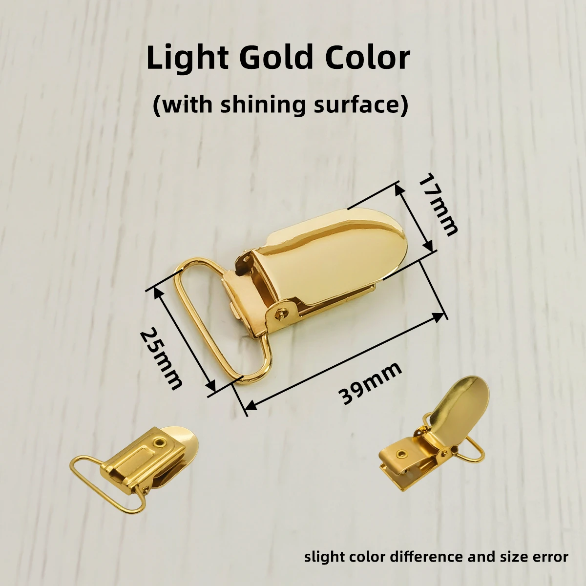 25 мм зажимы для подтяжек бабочка