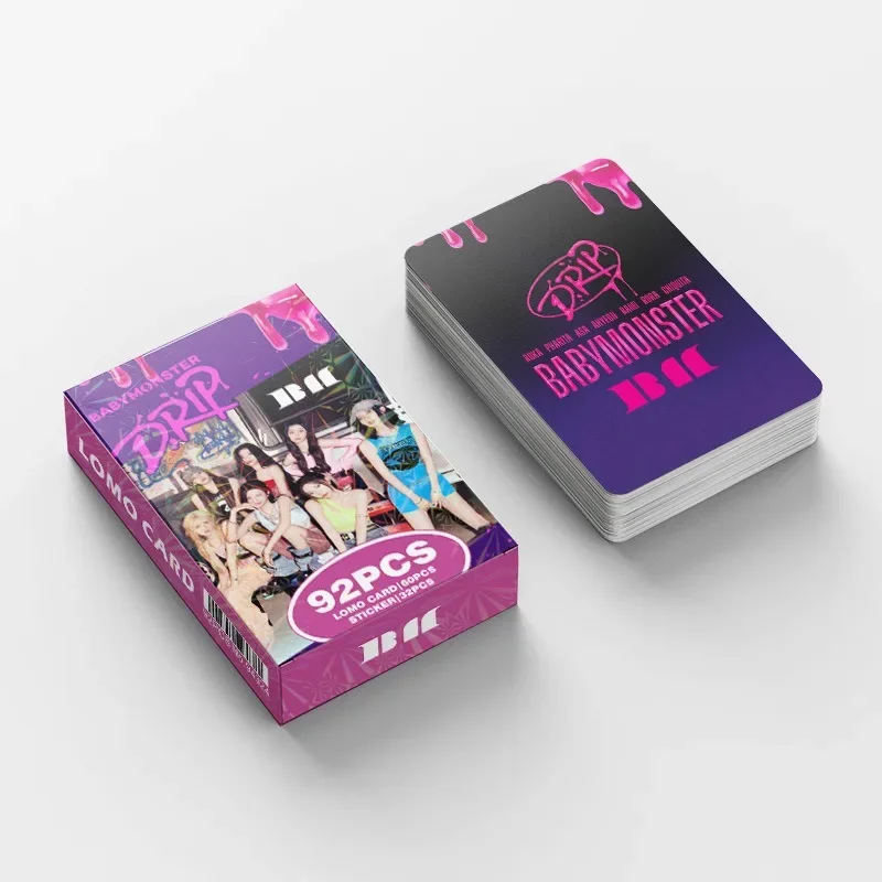 Kpop babymonster ломо-карта и наклейки - Фотография_4