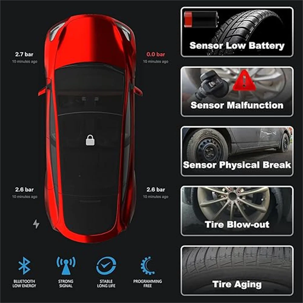 Launch tsensor-b bluetooth-датчик присутствия шин - Фотография_3