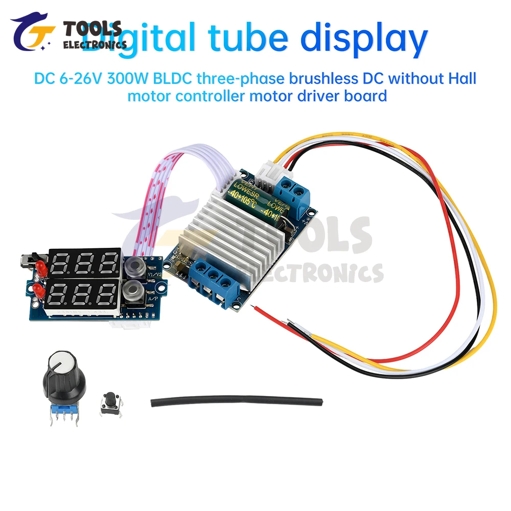 Контроллер двигателя bldc 6-26 в 300 вт - Фотография_5