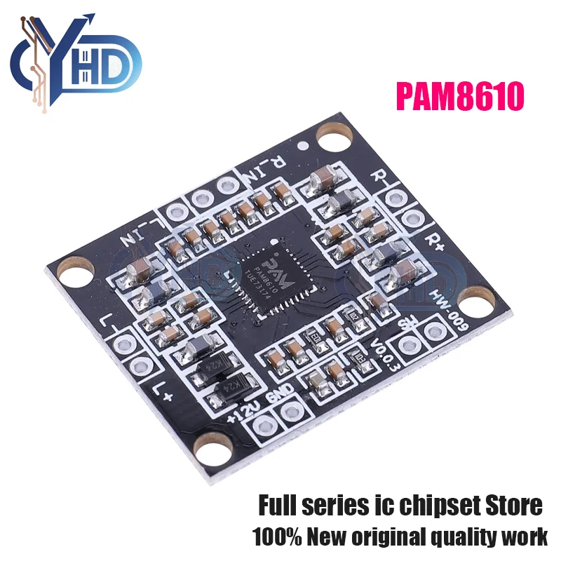Pam8610 плата цифрового аудиоусилителя