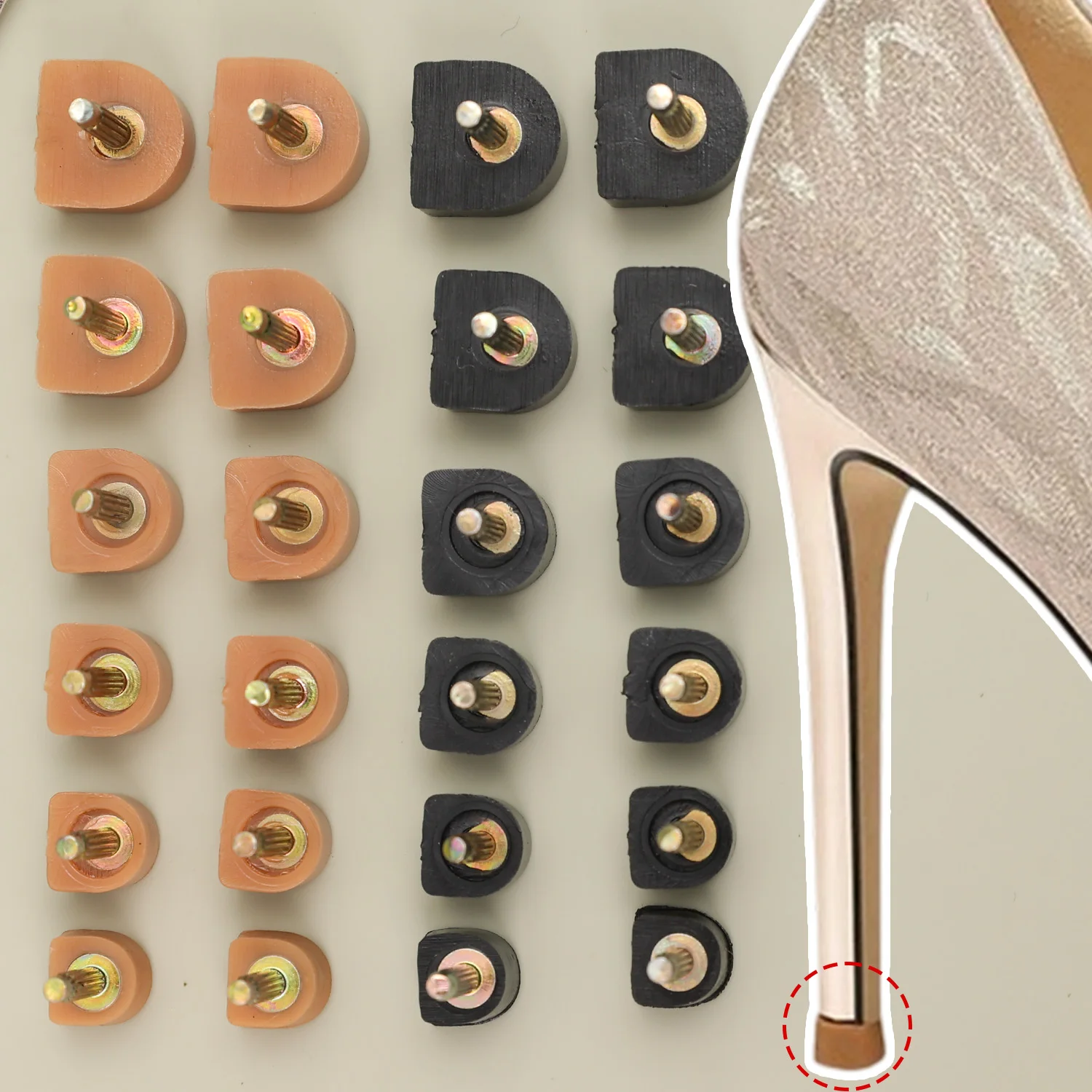 Насадки для ремонта высокого каблука - Фотография_2