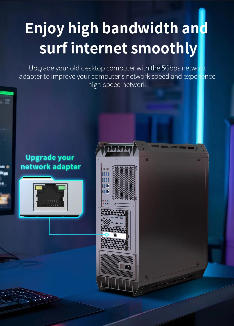 Карта сетевого контроллера comfast pci-e ethernet pci-e - Фотография_3