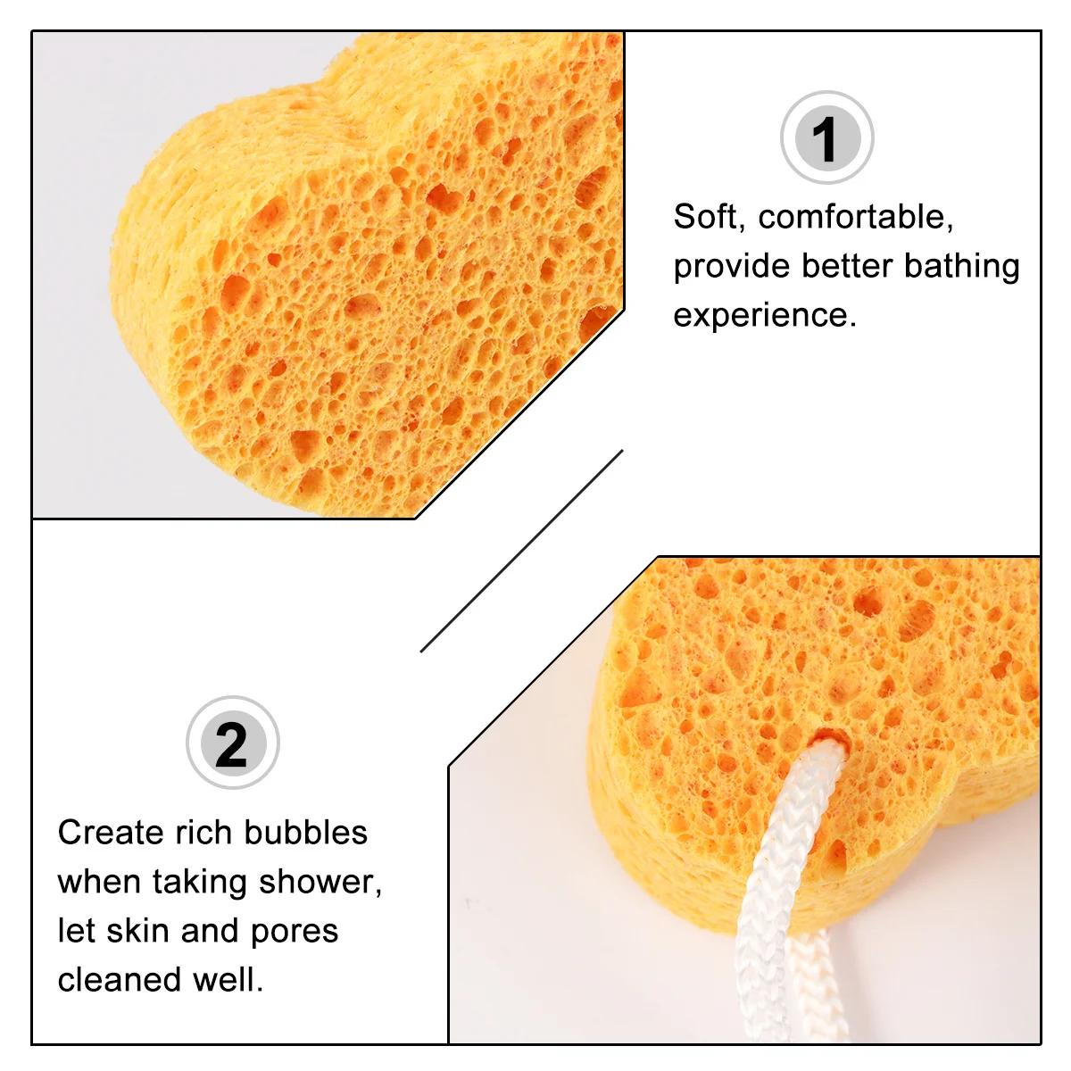 Губки для ванны из натурального волокна - Фотография_2