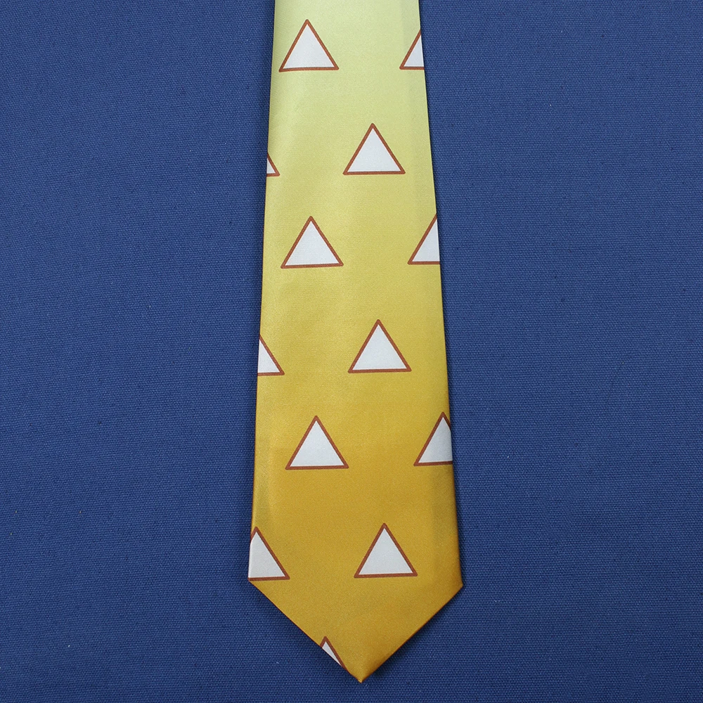 Галстук с принтом agatsuma zenitsu - Фотография_5