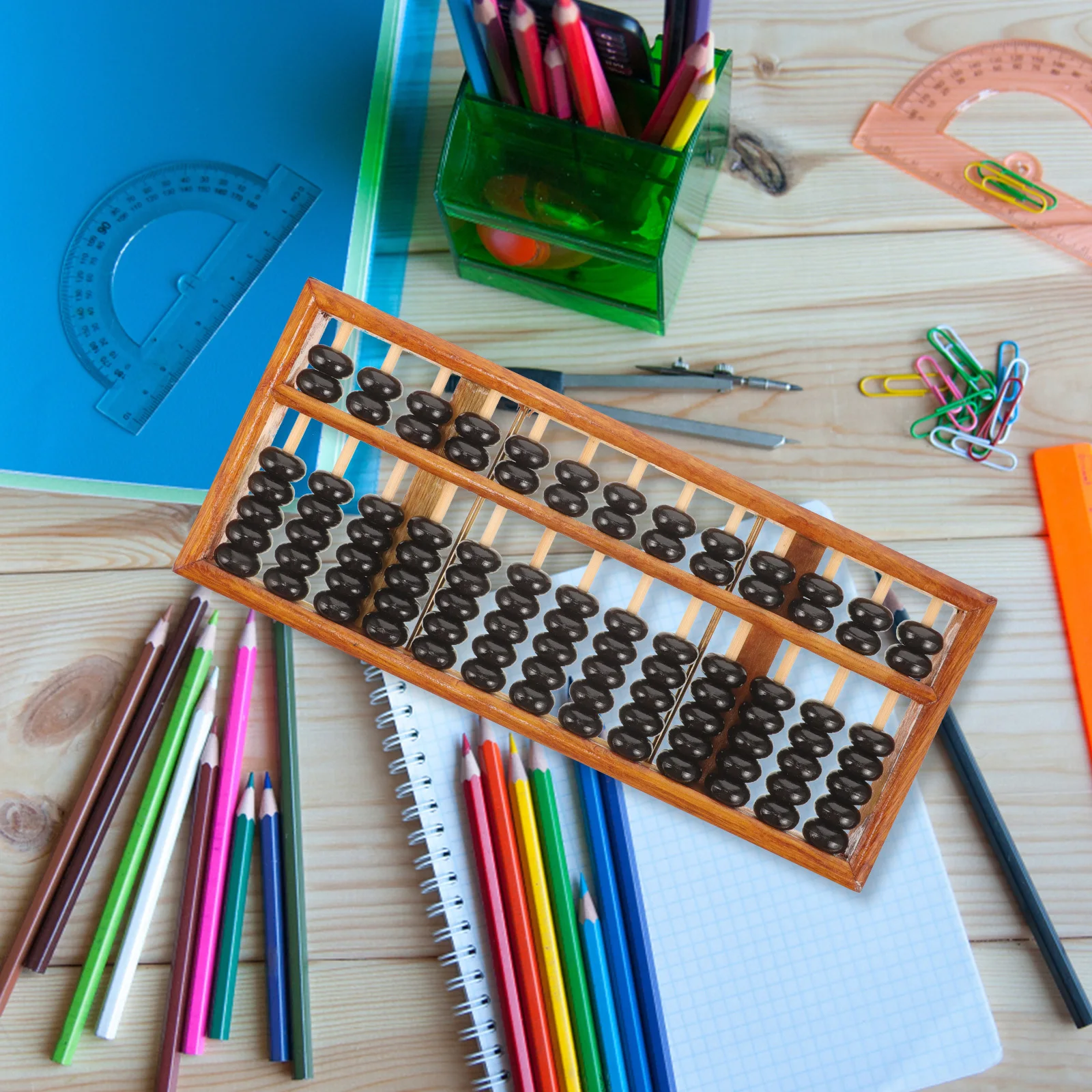 Детские счеты, деревянные 7 бусин - Фотография_3