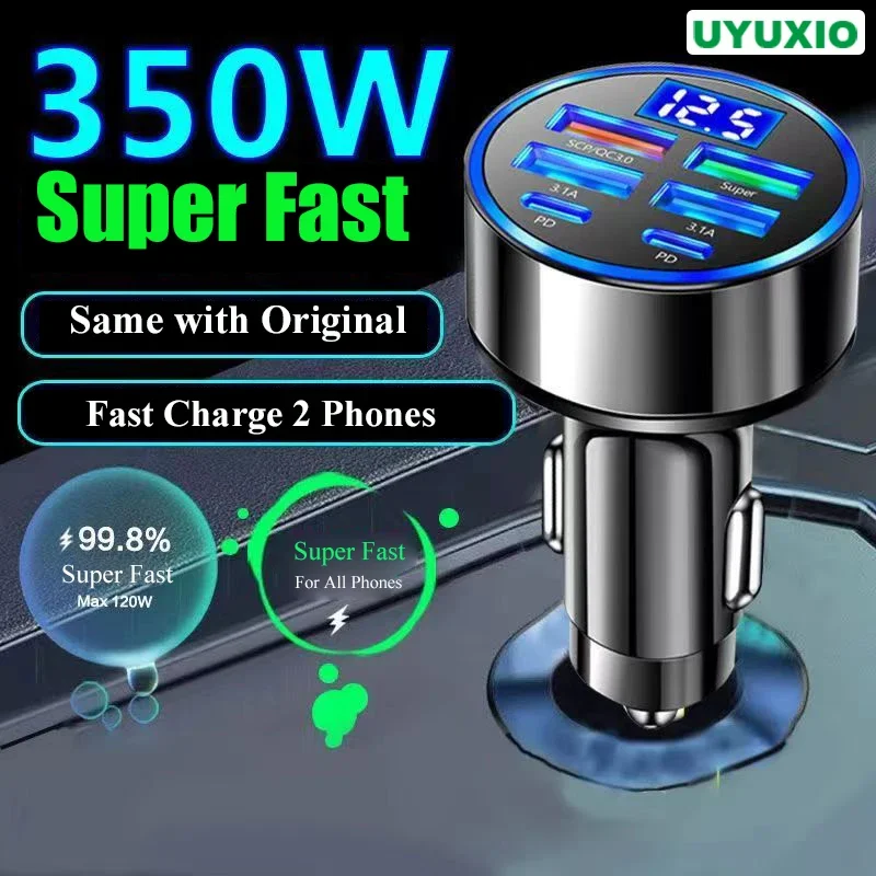 Uyuxio 6 в 1 usb c автомобильное