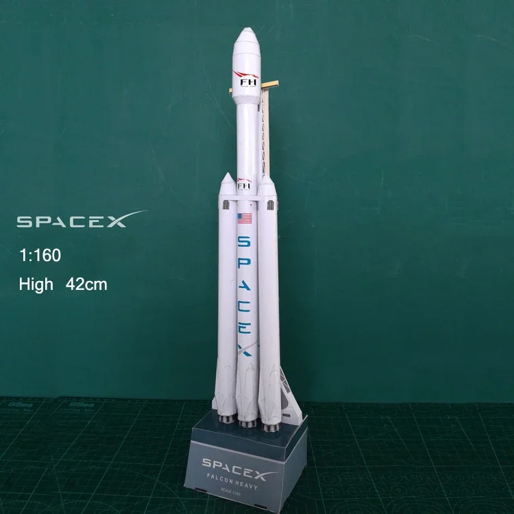 Тяжелая ракета spacex falcon 42 см - Фотография_3