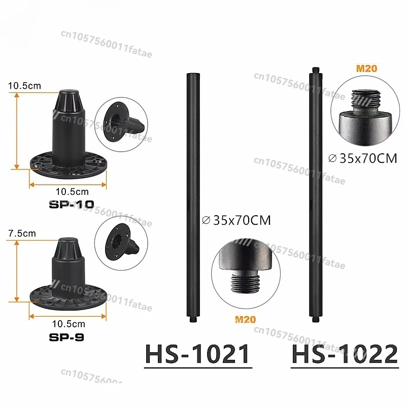 Длина подставки для динамика pro audio расширяется от 82 см до 140 см - Фотография_4