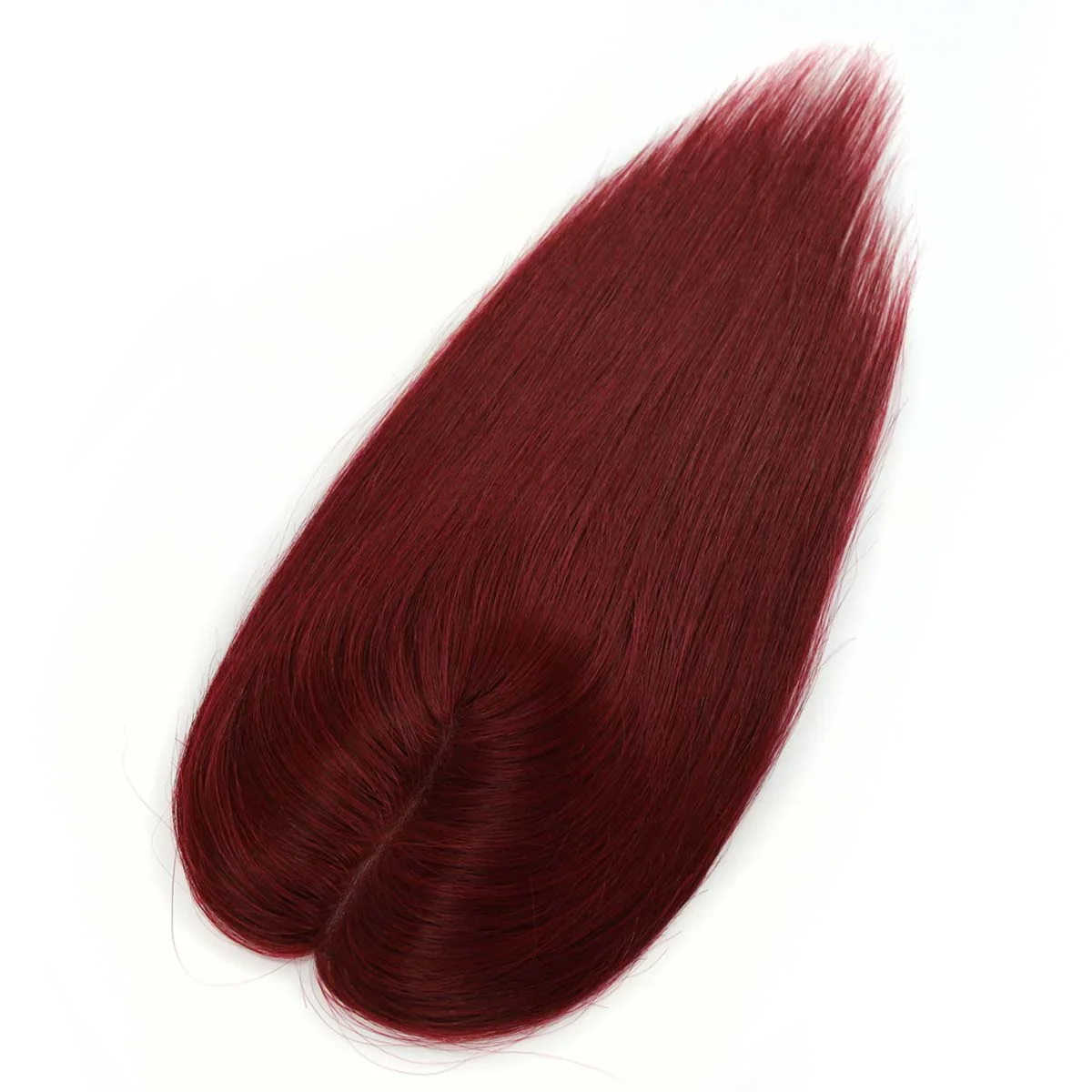 Tuw22 cherry red hair pu topper - Фотография_3