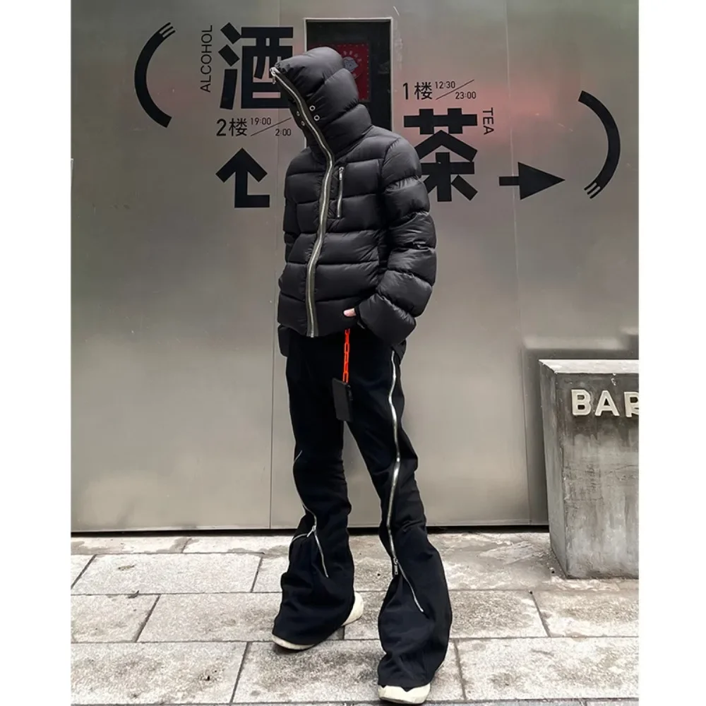 Nigo мужская зимняя уличная куртка-пуховик - Фотография_4