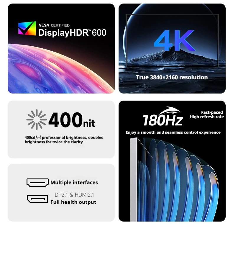 Двухрежимный 27-дюймовый игровой монитор 4k - Фотография_6