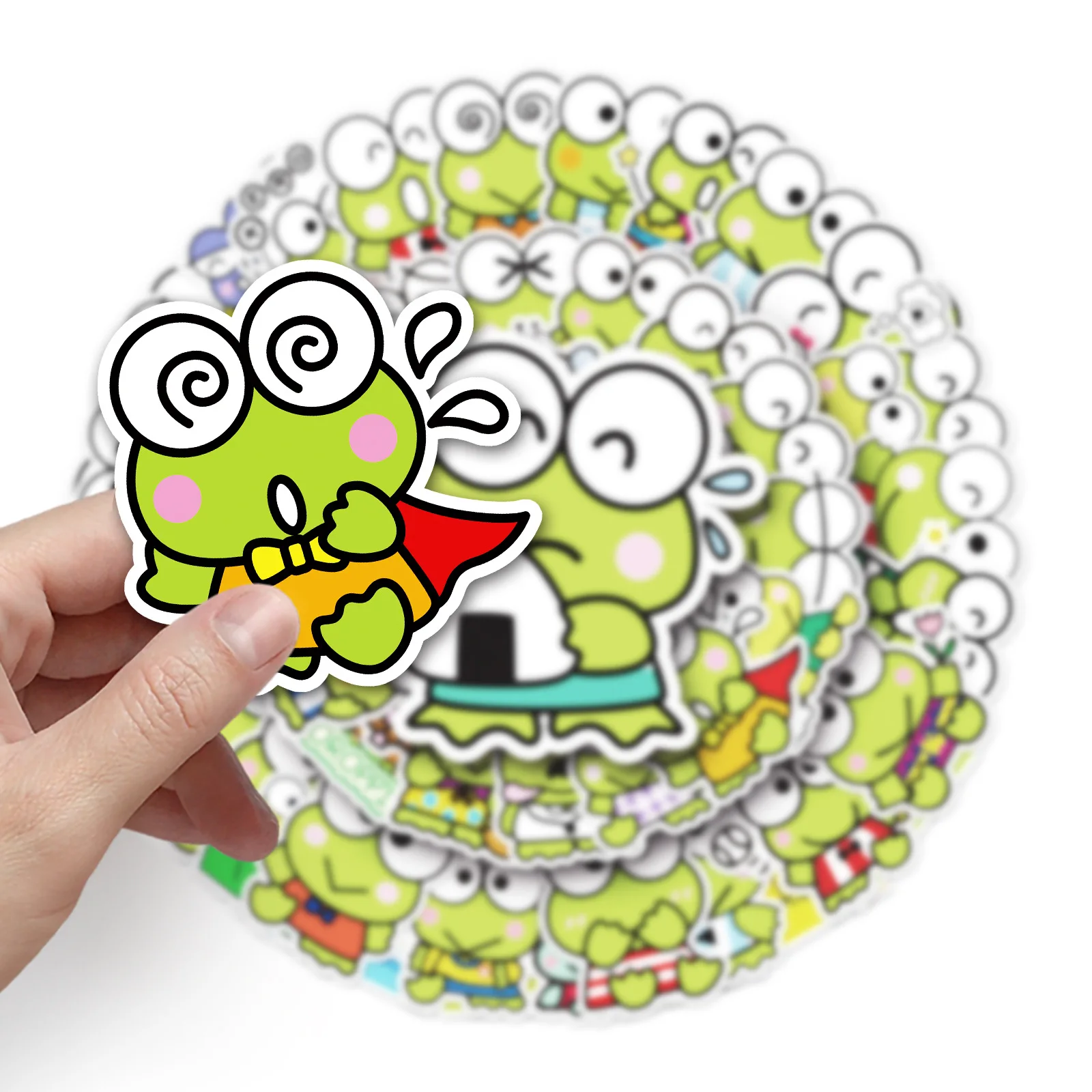 Милые наклейки sanrio keroppi - Фотография_3