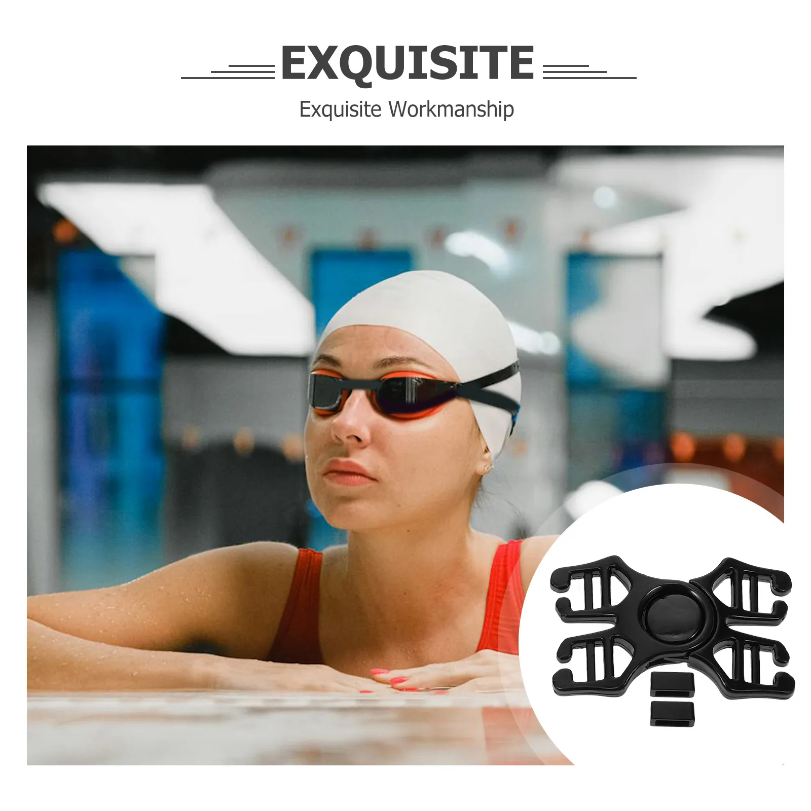 Застежка для очков для плавания essentials - Фотография_2