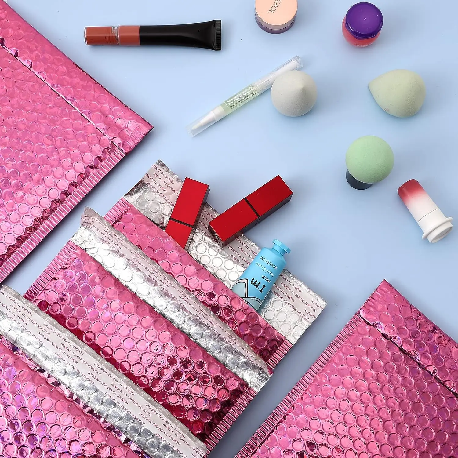 Голографические почтовые конверты с пузырьками - Фотография_5