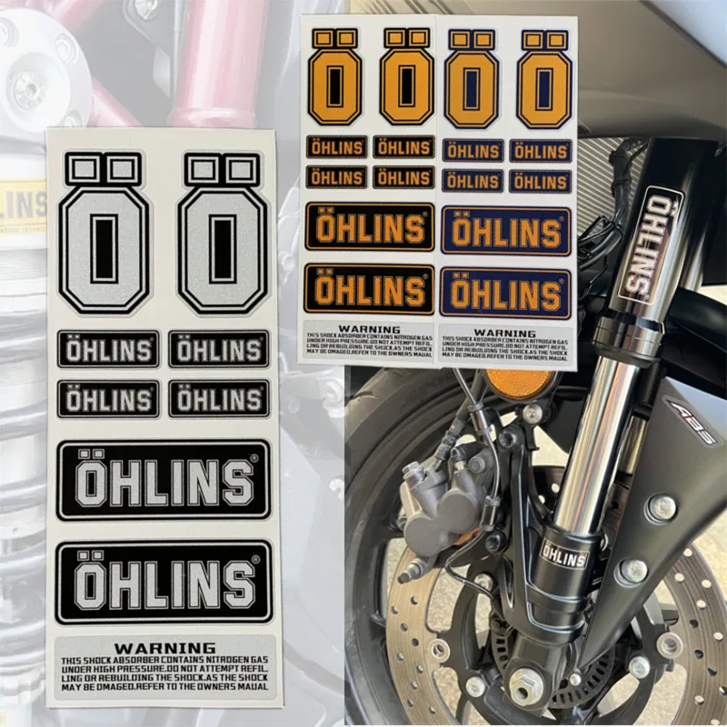 Светоотражающая наклейка ohlins