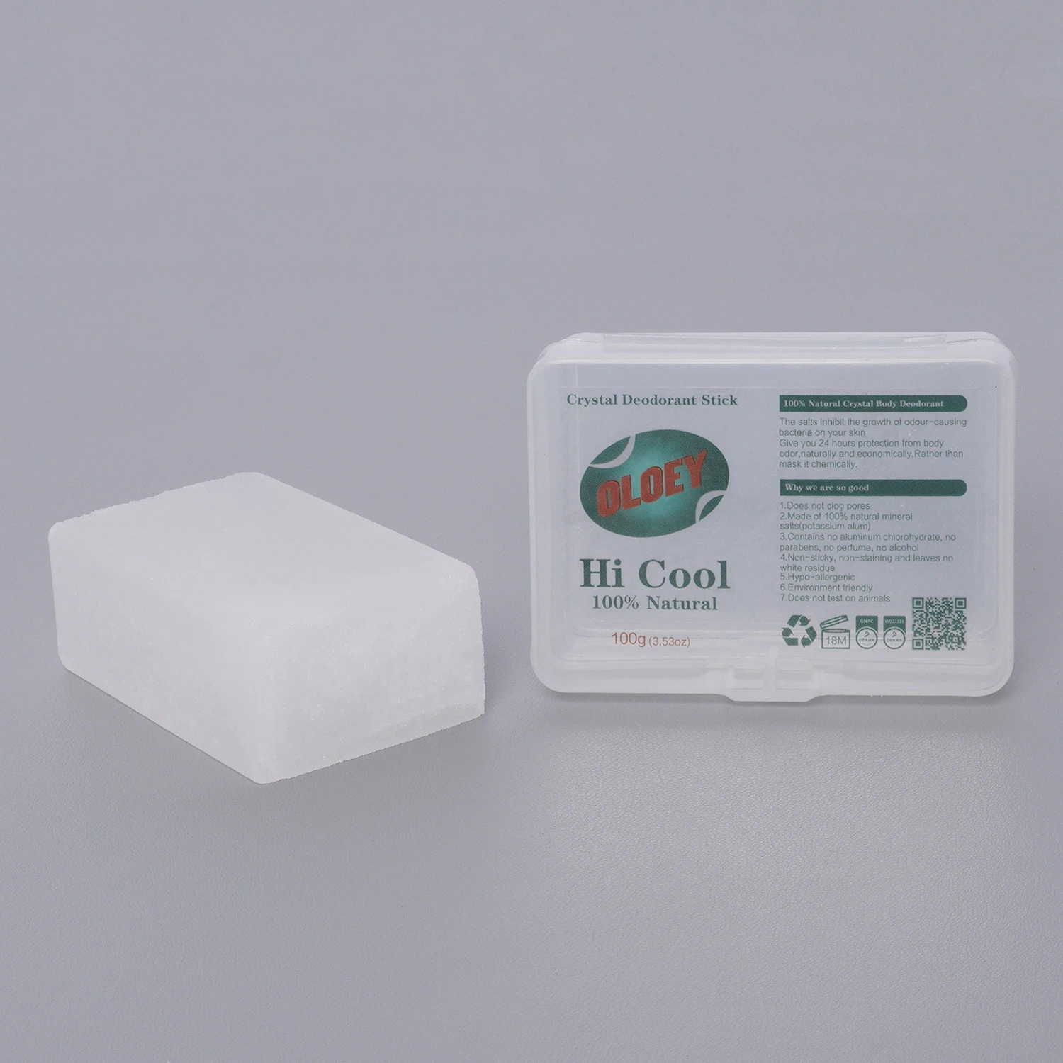 3,7 унции натуральный алюминиевый блок для бритья