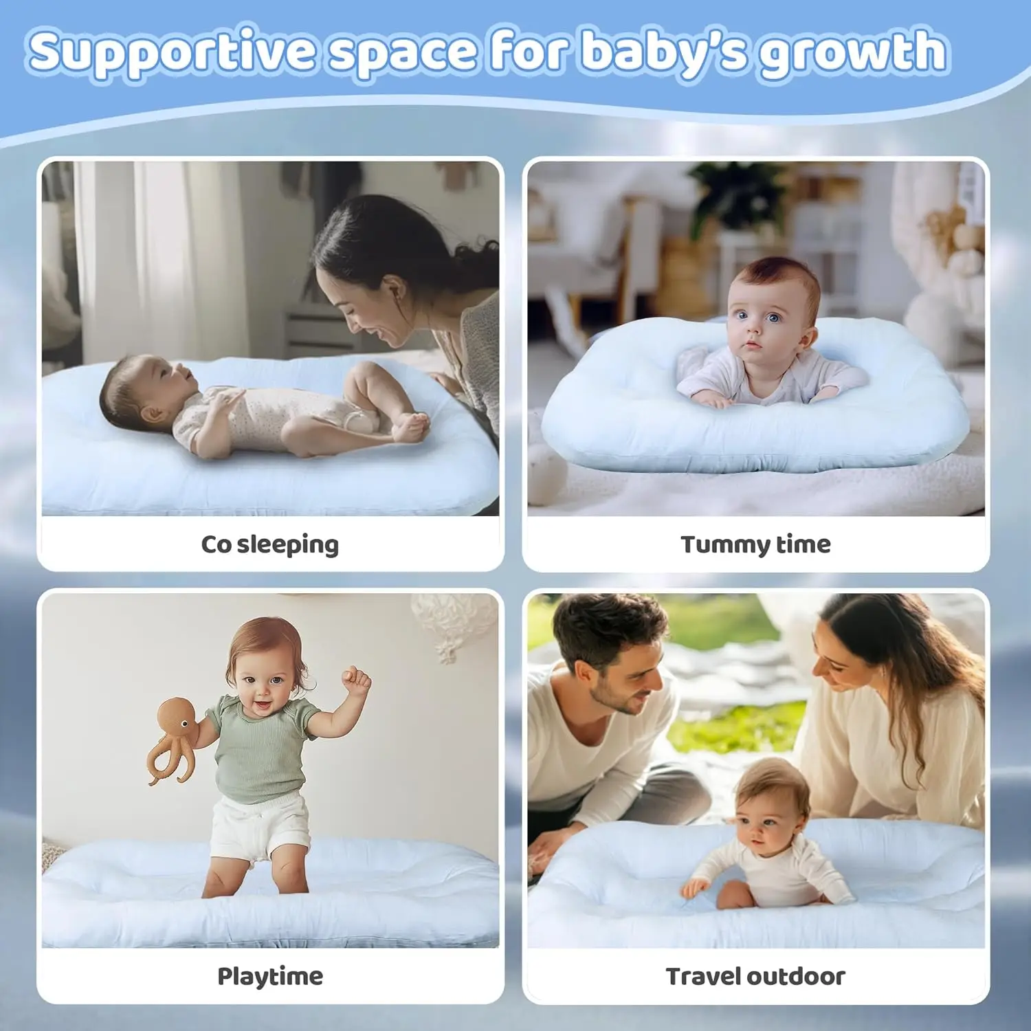 Складная детская кроватка для новорожденных - Фотография_5