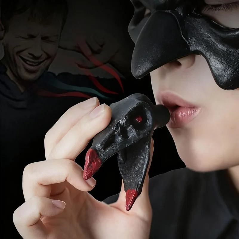 Свисток крика ацтекского черепа на хэллоуин - Фотография_6