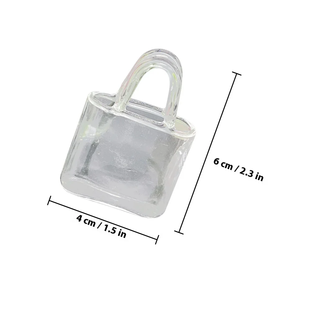 Мини-стеклянная ваза в форме сумочки - Фотография_6