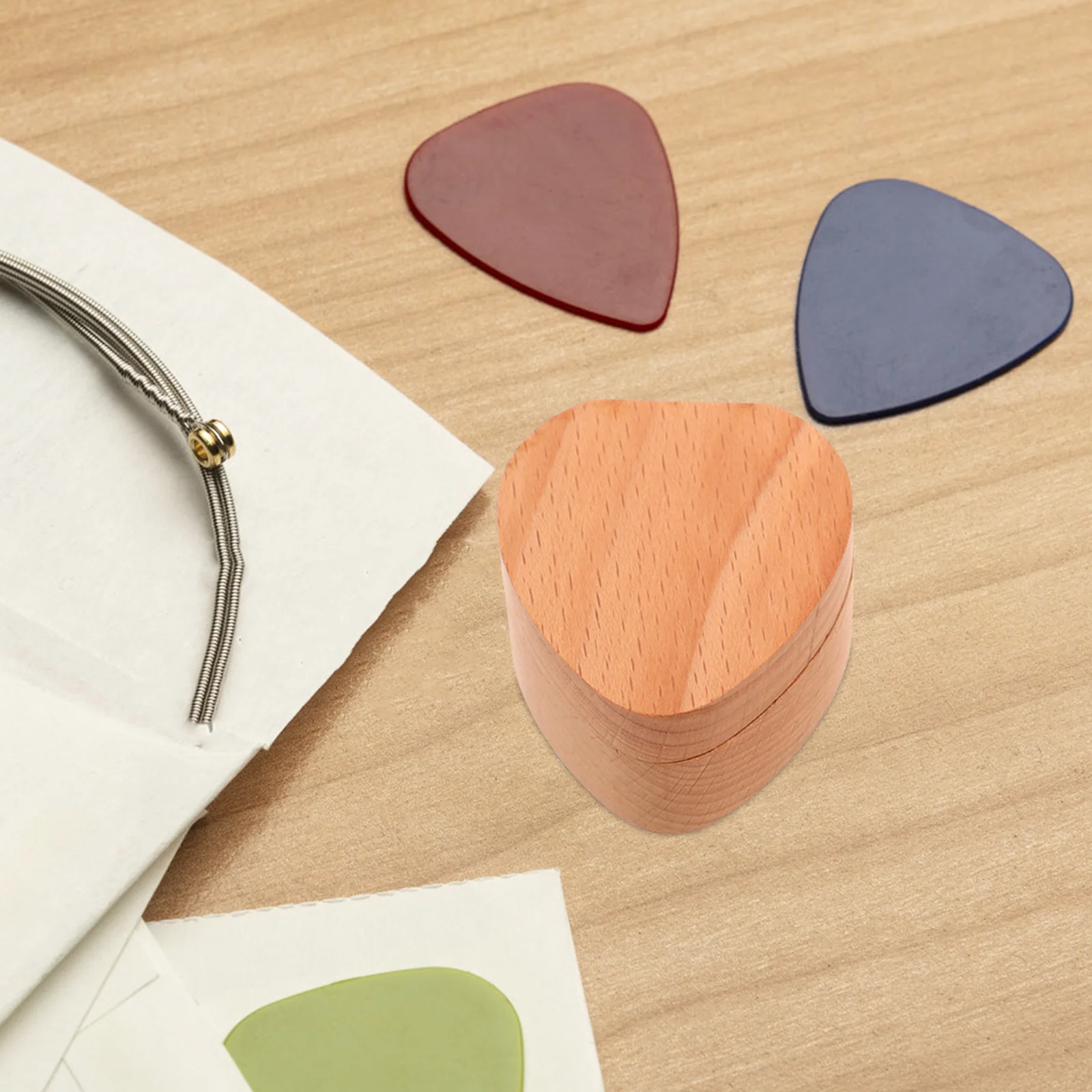 Деревянный держатель для гитары из цельного дерева - Фотография_4