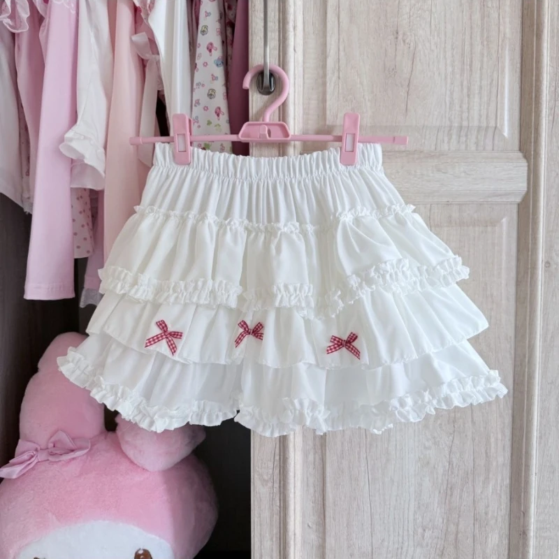 Милая милая кружевная юбка-тортик kawaii lolita - Фотография_6