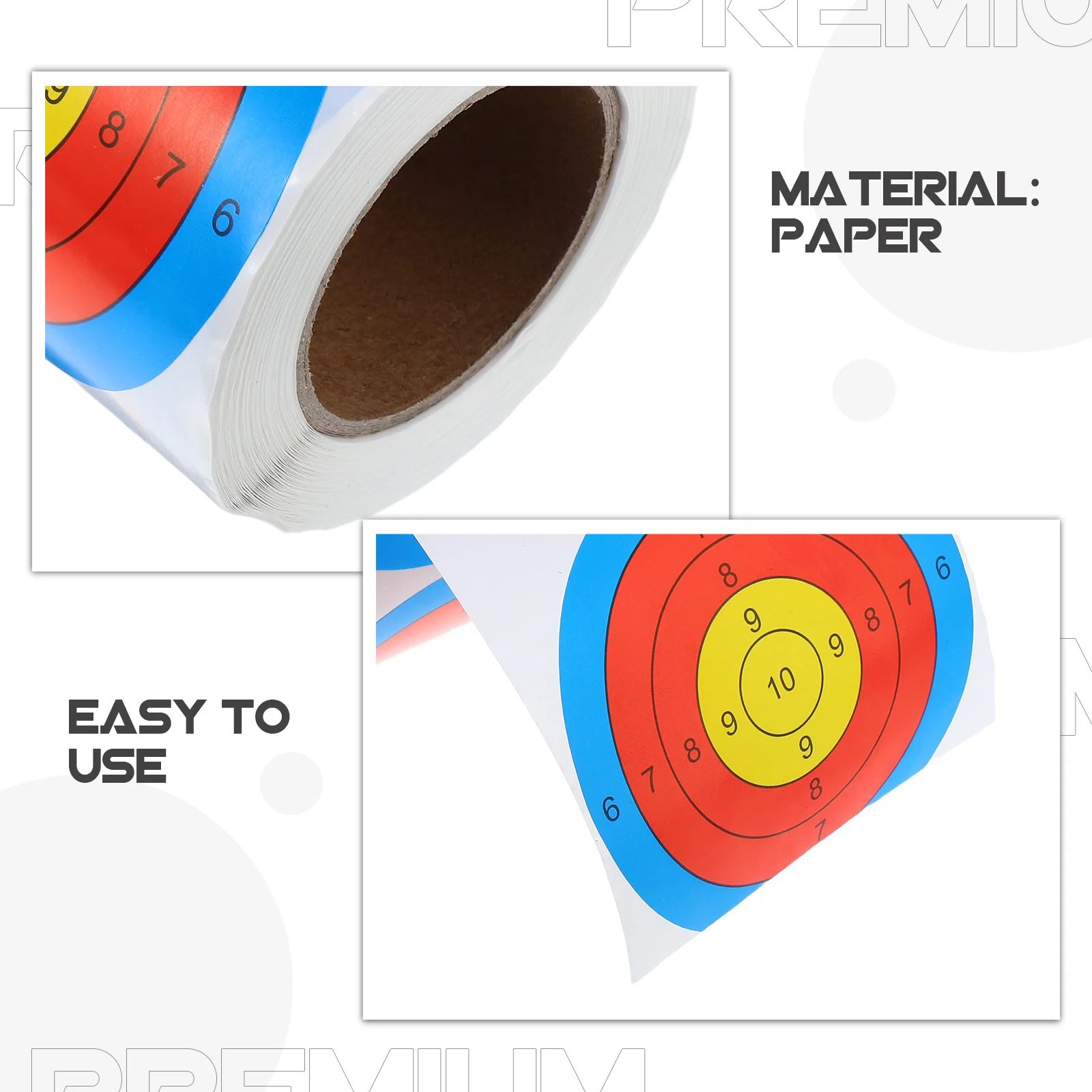 1 рулон клейких наклеек для стрельбы по мишеням - Фотография_2