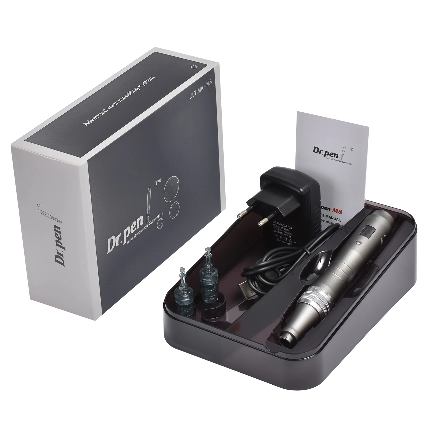 Оригинальная ручка dr pen ultima m8 с 22 картриджами - Фотография_5