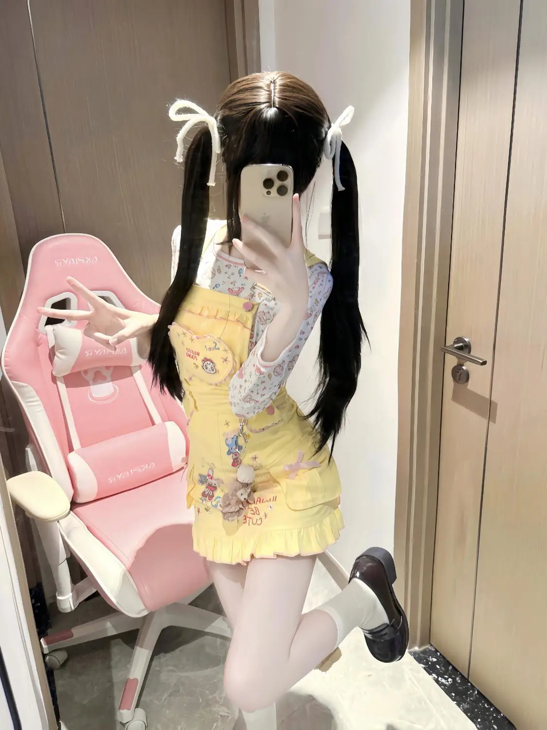 Женский милый комплект из двух предметов - Фотография_2