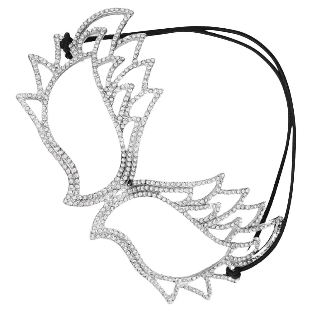 Маскарадная маска со стразами - Фотография_5