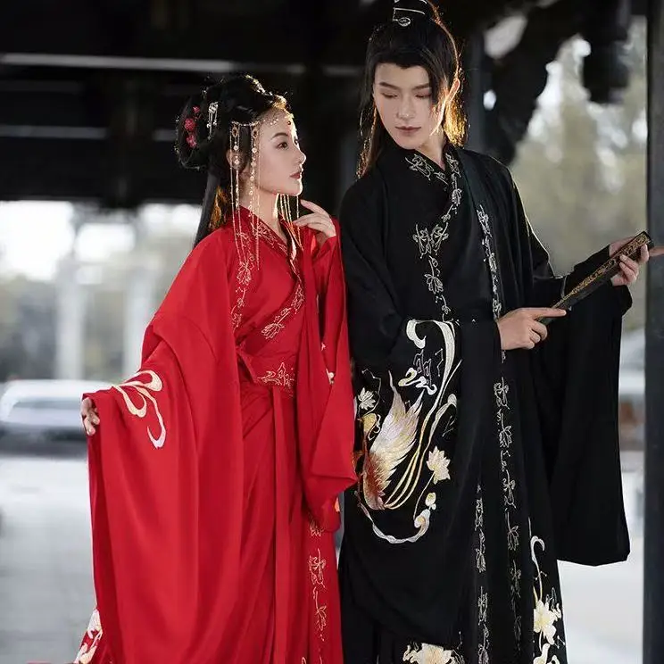 Большой размер, женский оригинальный шитье ханьфу - Фотография_2