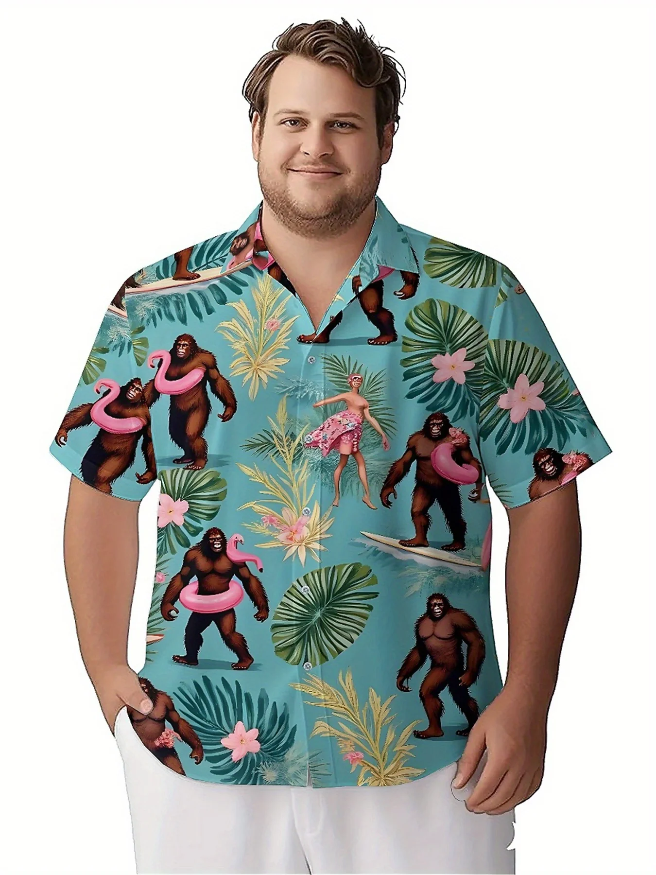 Мужские гавайские рубашки больших - Фотография_5