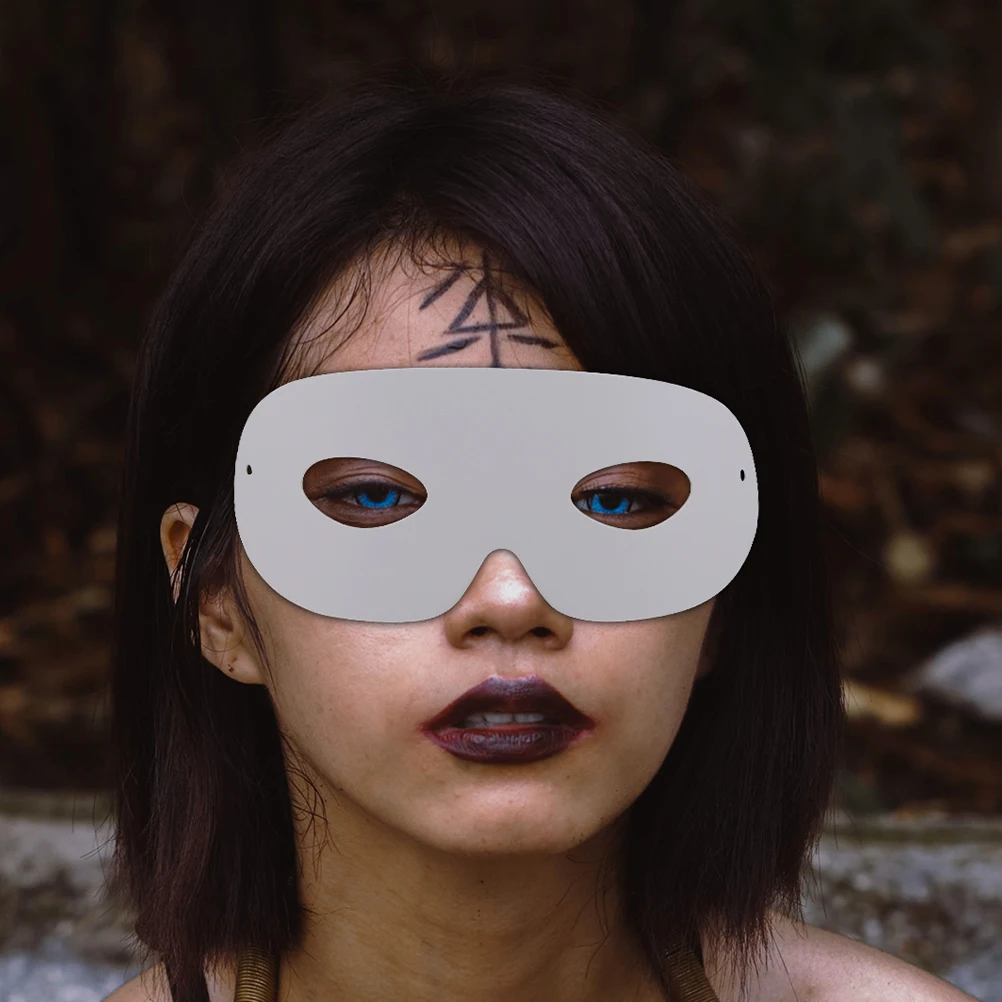 Ручная роспись маска diy пустой - Фотография_5