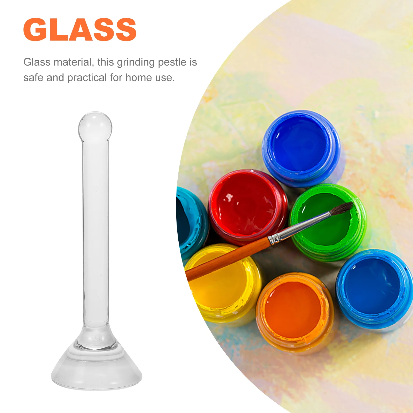 Стеклянный пигментный шлифовальный стержень muller - Фотография_3