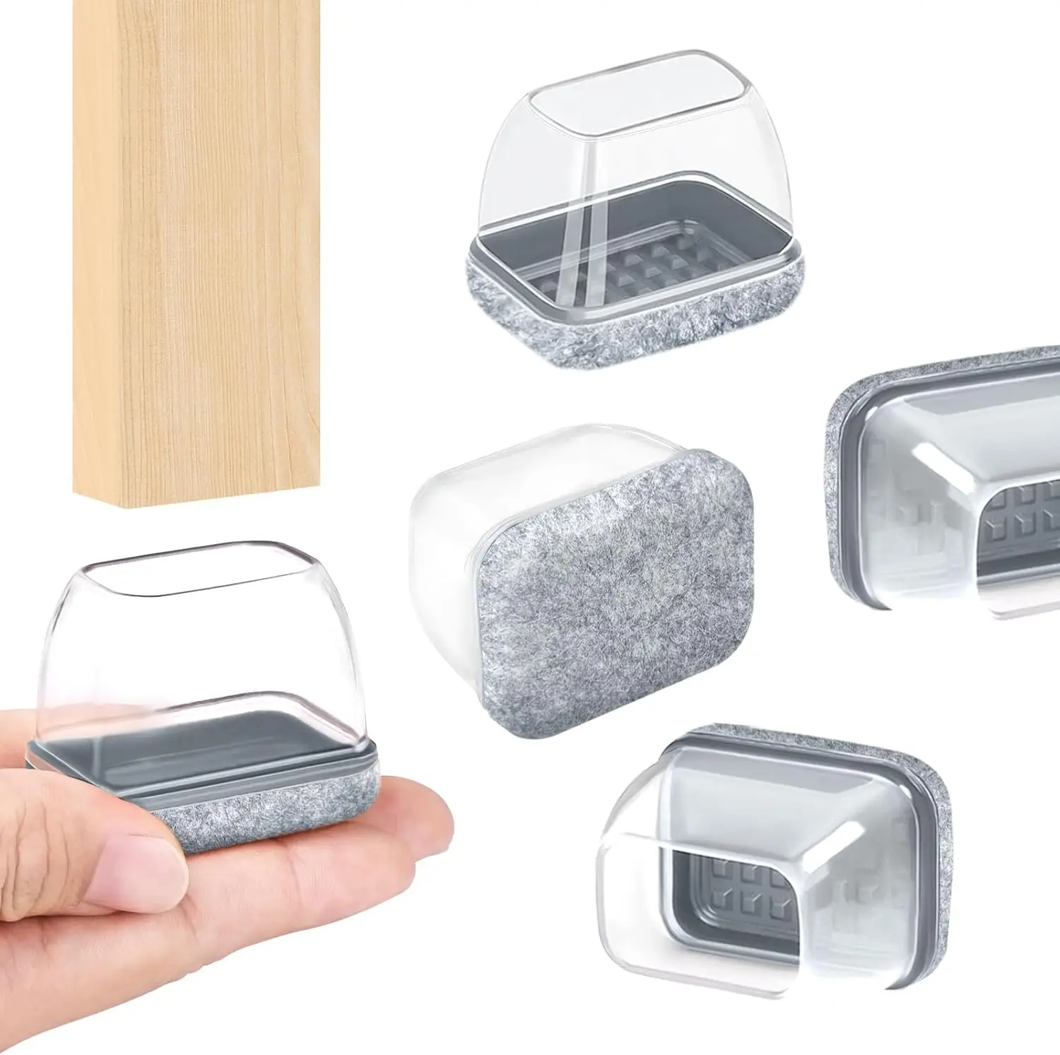 Прямоугольный чехол для ног стула