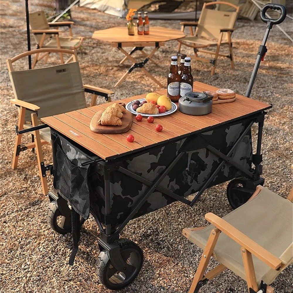 Складной стол, портативная тележка для кемпинга - Фотография_5
