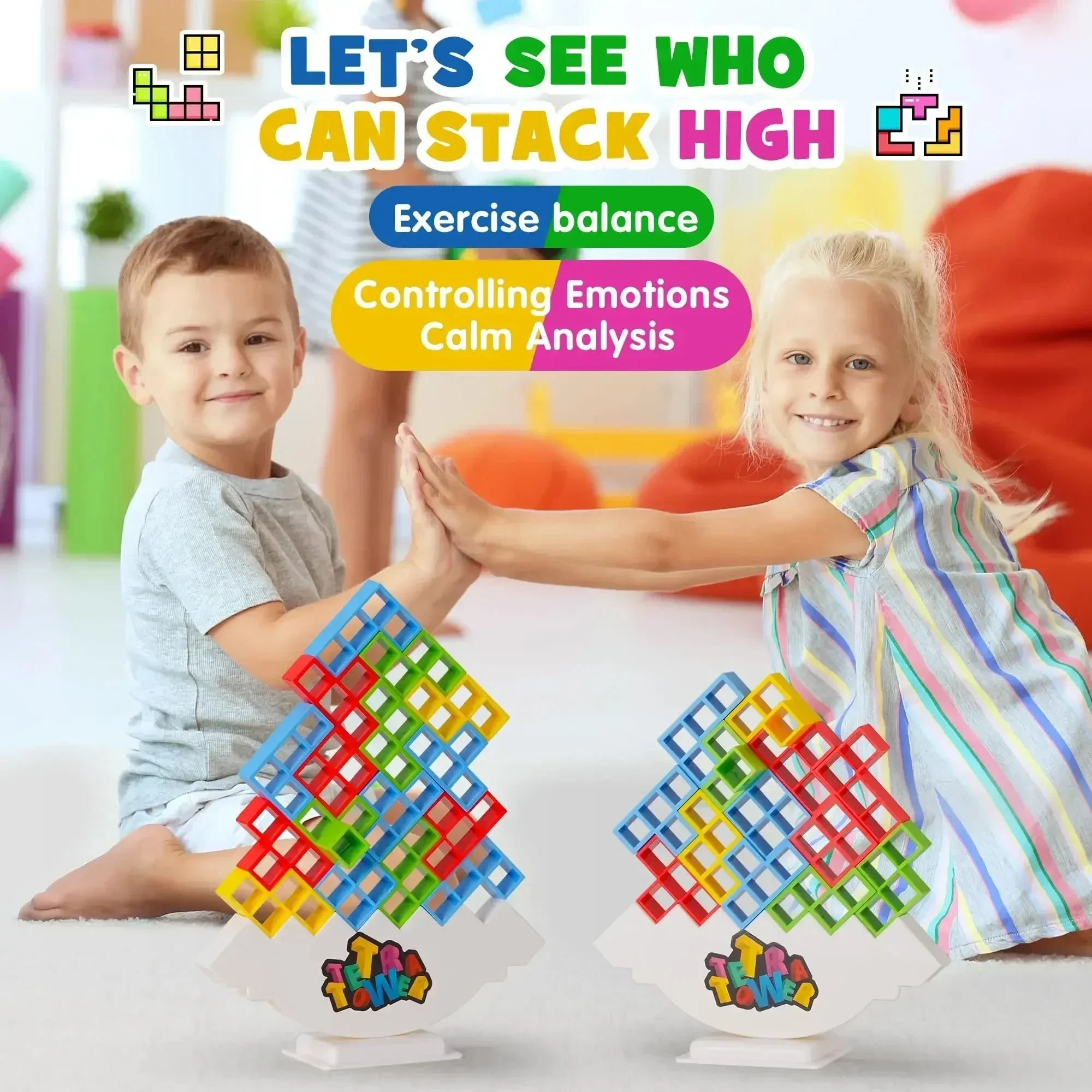 Пазлы tetra tower fun balance stacking - Фотография_5