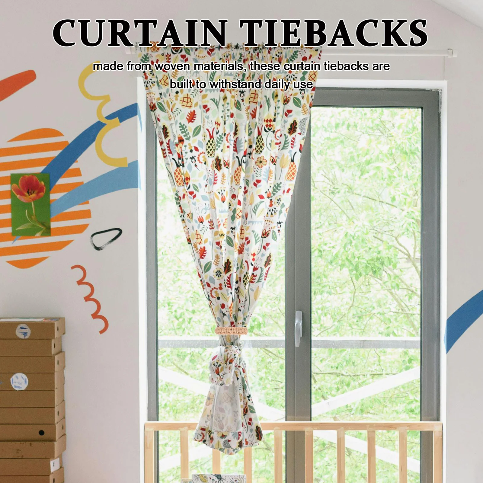 Джутовые подхваты для штор - Фотография_3