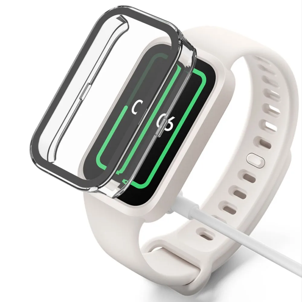 Закаленное стекло + чехол для xiaomi smart band 9 - Фотография_4