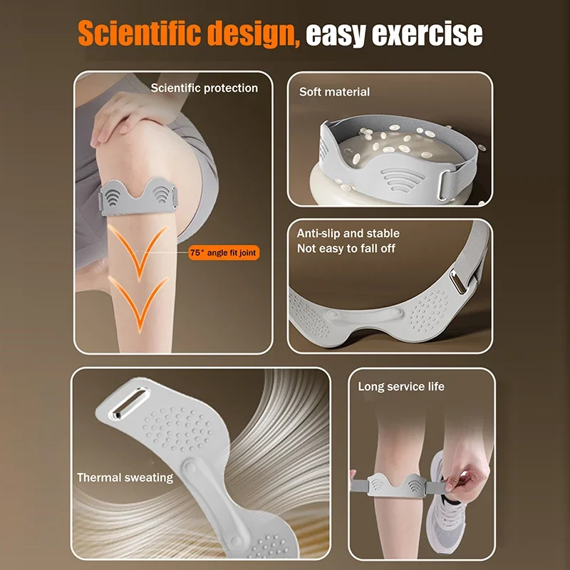 Регулируемые силиконовые наколенники для сухожилий надколенника - Фотография_4