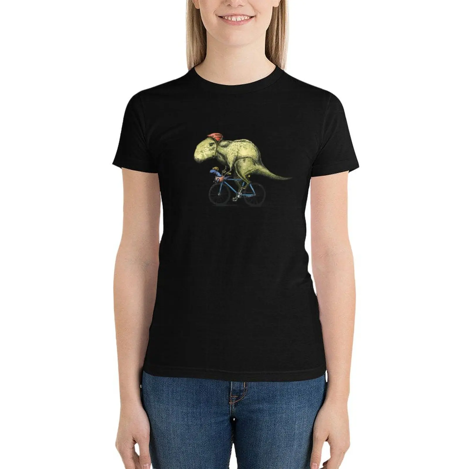 Футболка t-rex для велосипеда