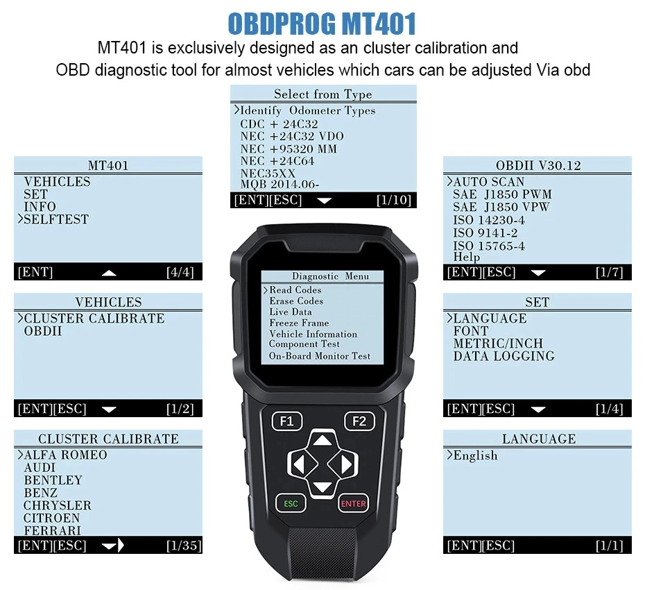 Сканер obdprog mt401 для коррекции кластера - Фотография_4