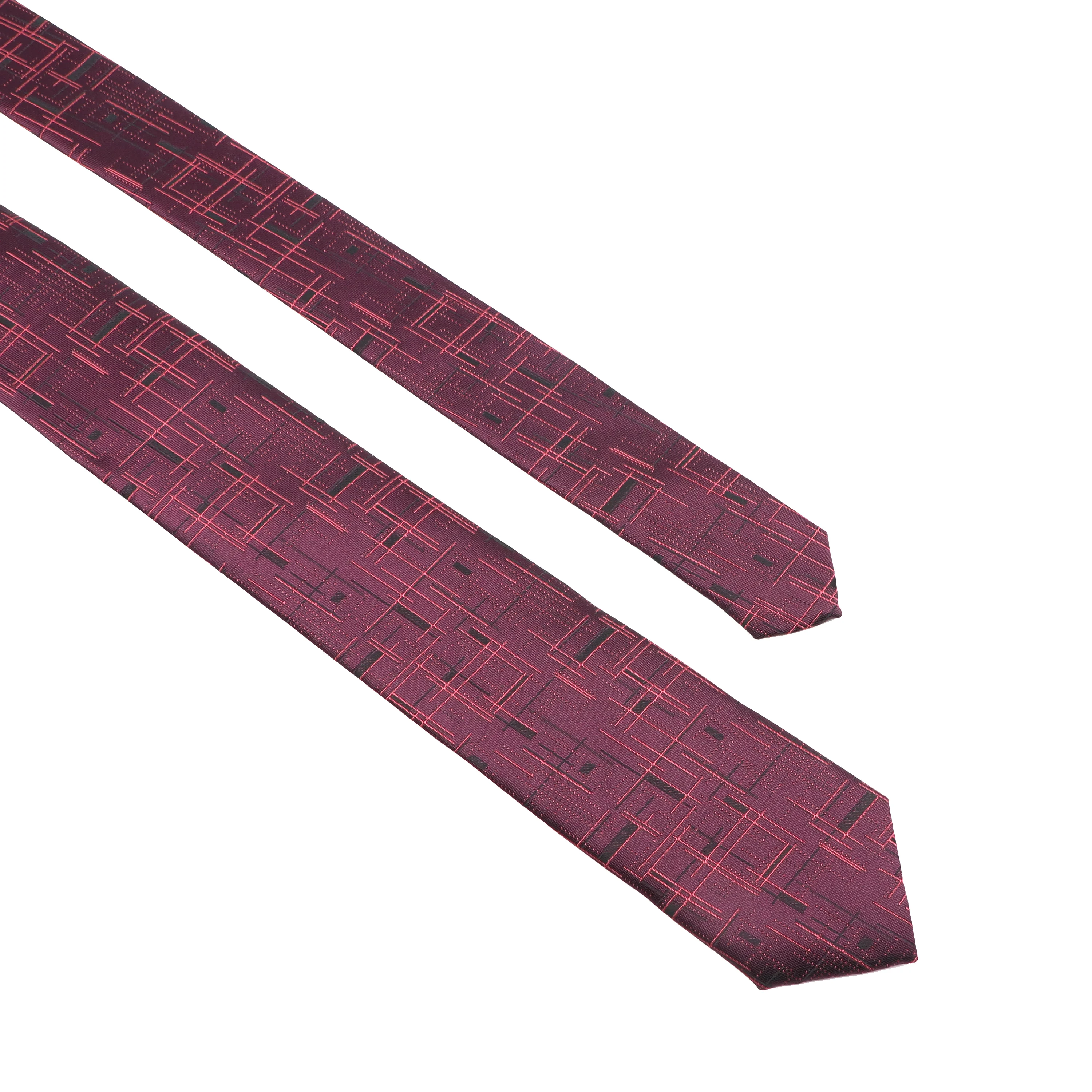 Галстук жаккардовый мужской с цветочным принтом - Фотография_6