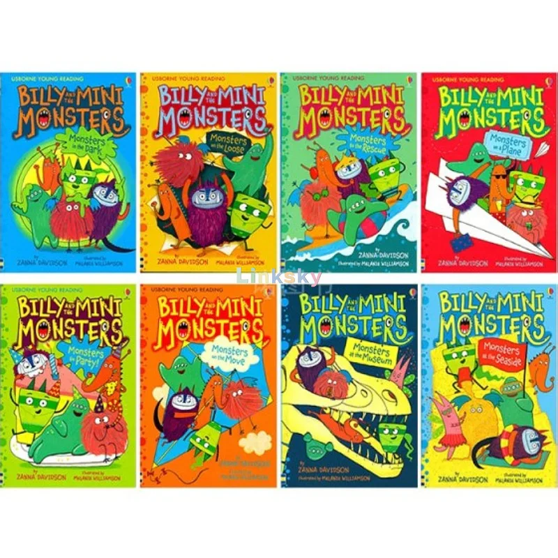 Набор из 8 книг билли и мини-монстров от zanna davidson - Фотография_4