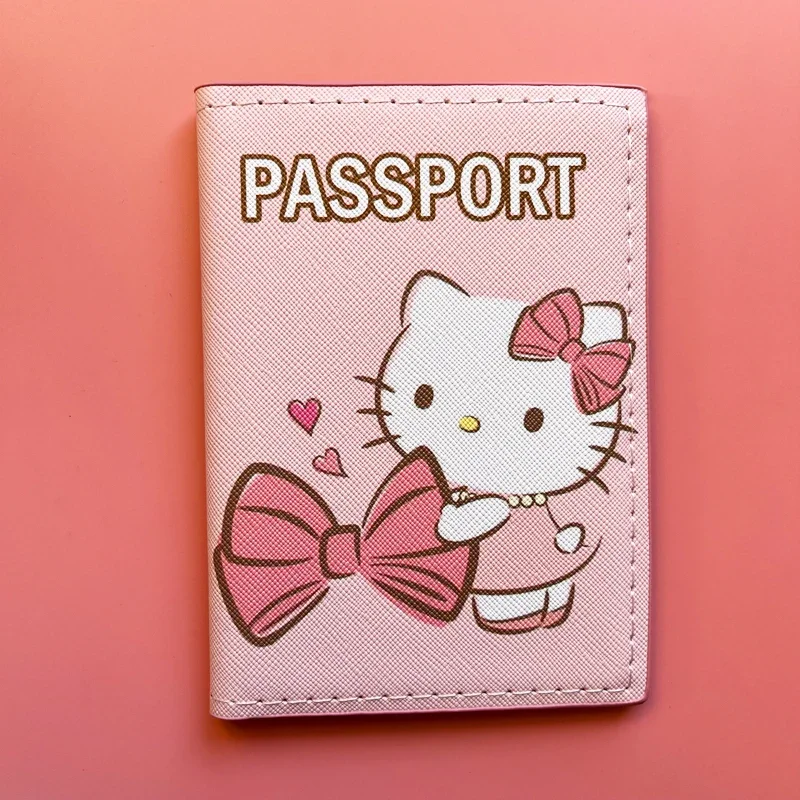 Розовая обложка для паспорта hello kitty sanrio - Фотография_3