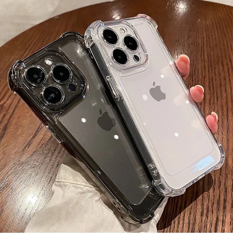 Роскошный прозрачный силиконовый чехол для телефона для iphone 17
