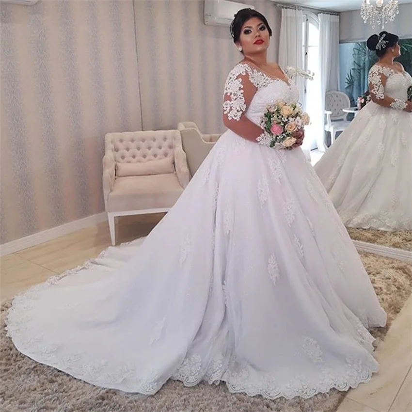 Свадебное платье с длинным рукавом - Фотография_3