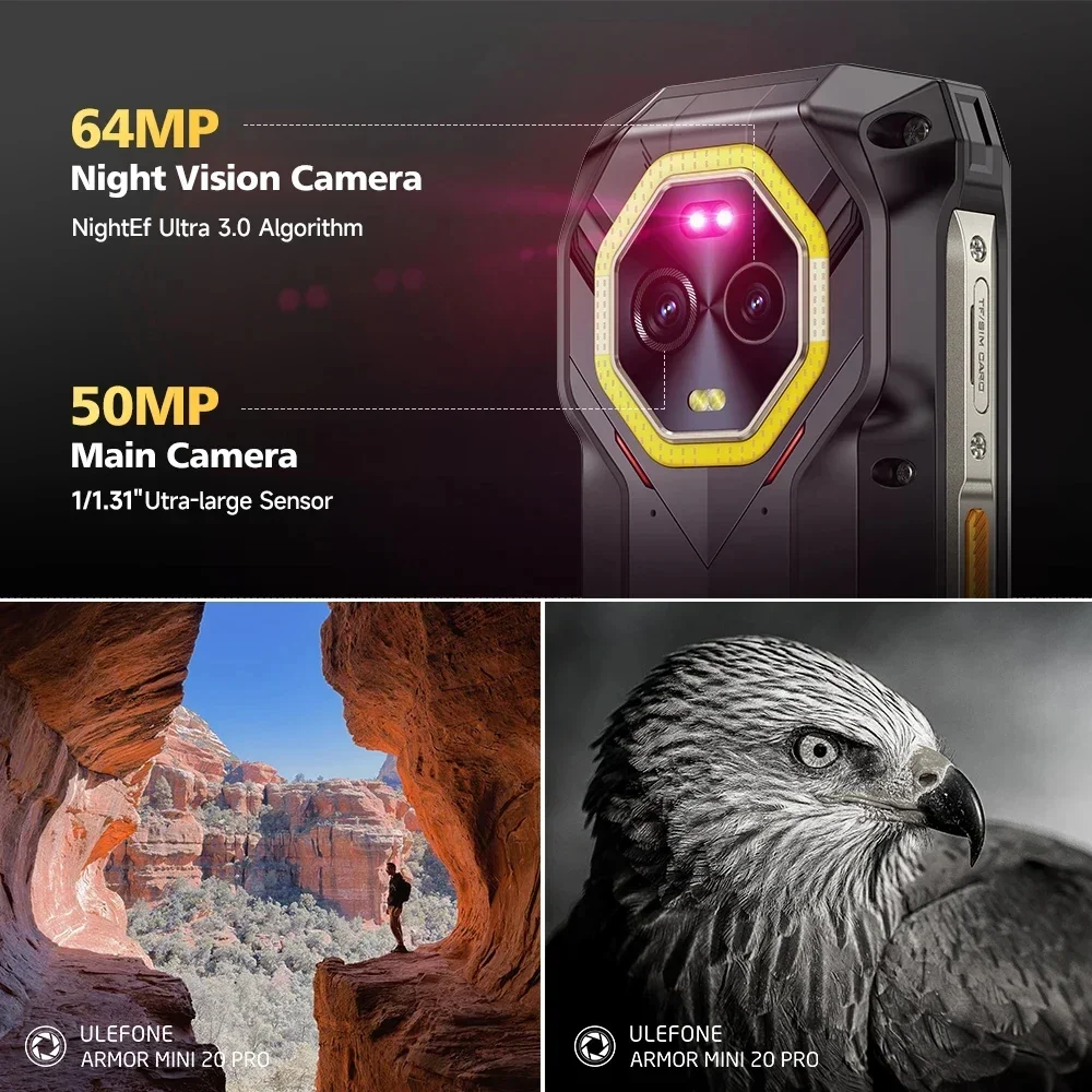 Прочный смартфон ulefone armor mini 20 pro 5g - Фотография_3