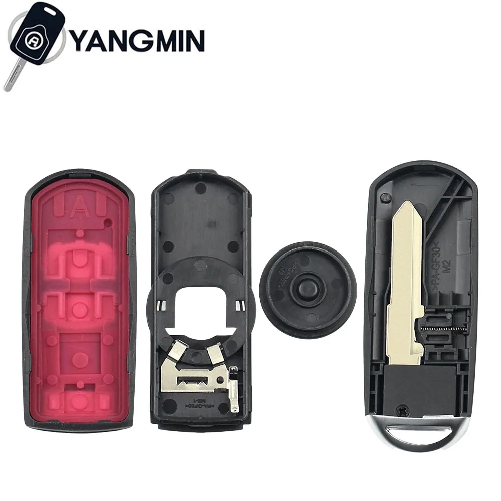 Чехол для ключа yangmin для mazda x-5 summit axela atenza m3 m6 cx-5 - Фотография_6