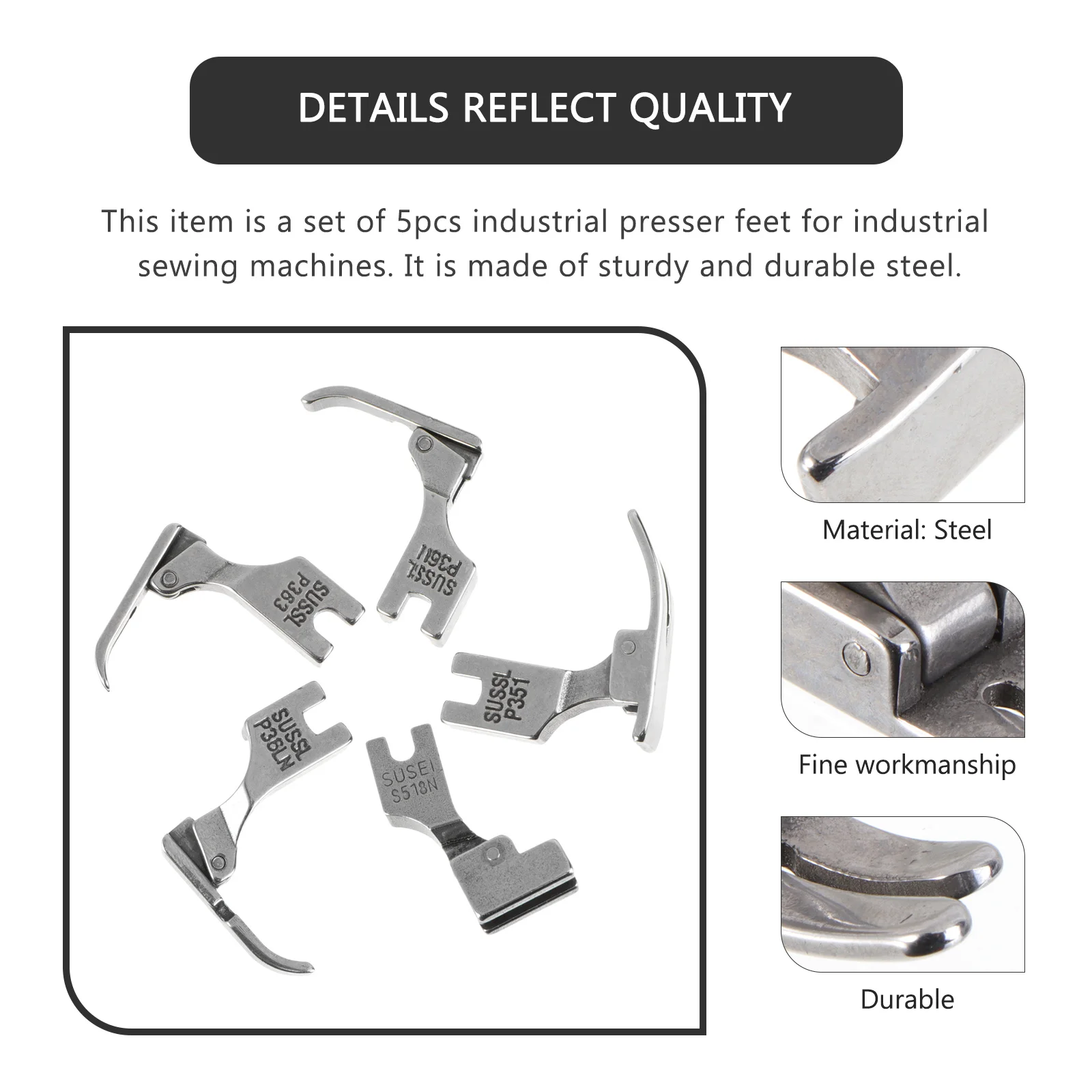 Набор промышленных прижимных лапок - Фотография_5